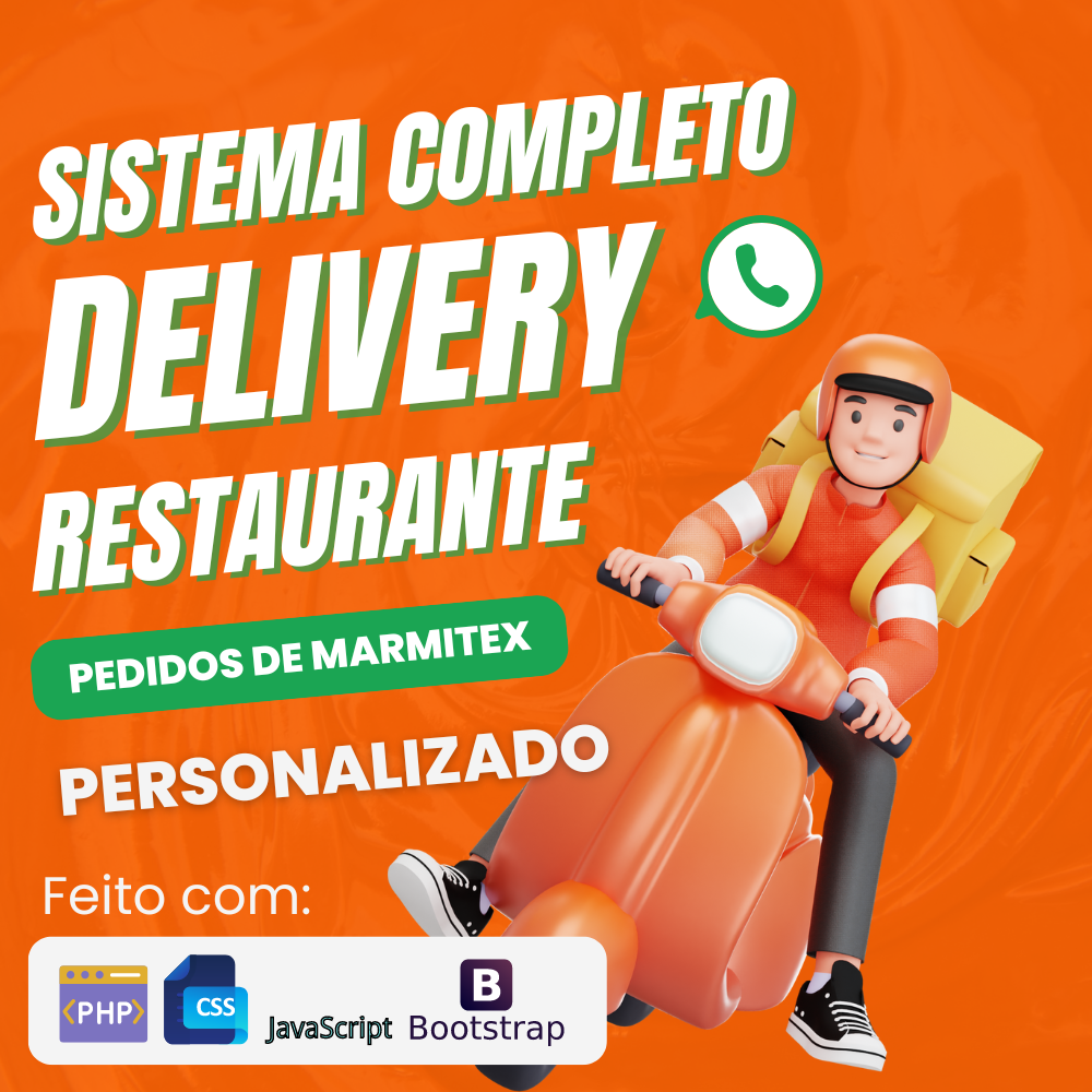 Sistema para restaurante vendas de Marmitex